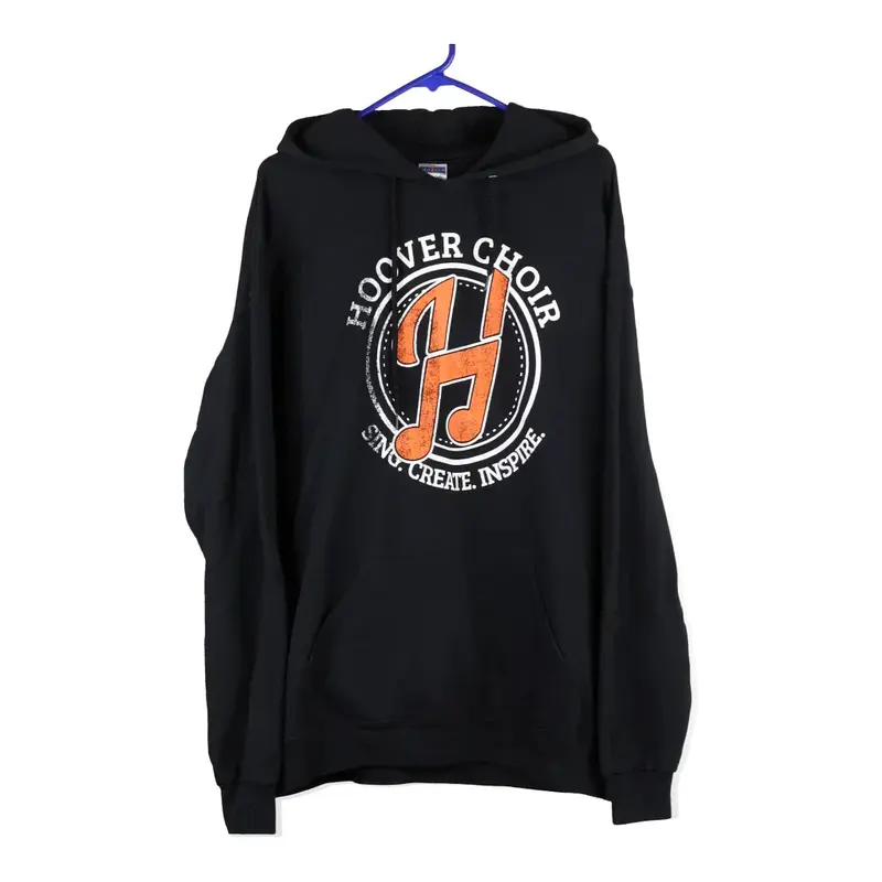 Hoover Choir Jerzees Hoodie - XL Black Cotton Blend