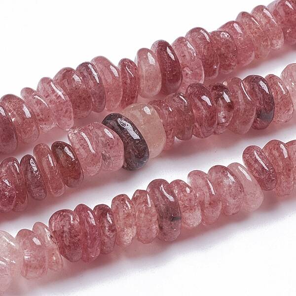 Natural Strawberry Quartz Beads Strands