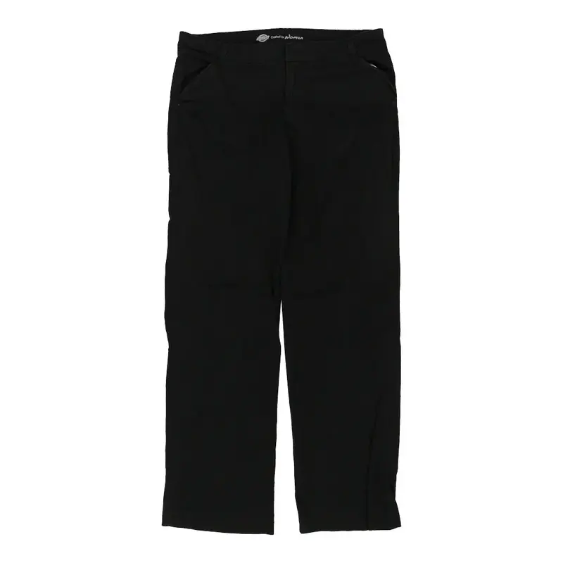 Dickies Trousers - 36W UK 14 Black Polyester Blend