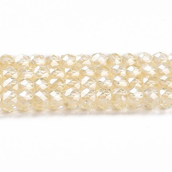 Cubic Zirconia Bead Strands