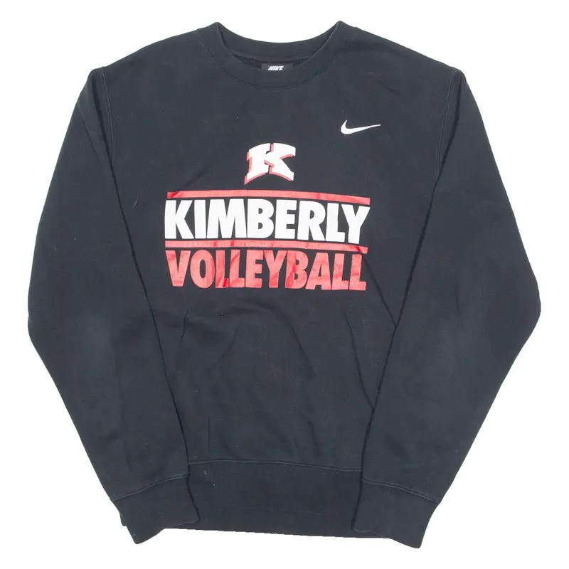NIKE Kimberly Volleyball Mens Sweatshirt Black USA S