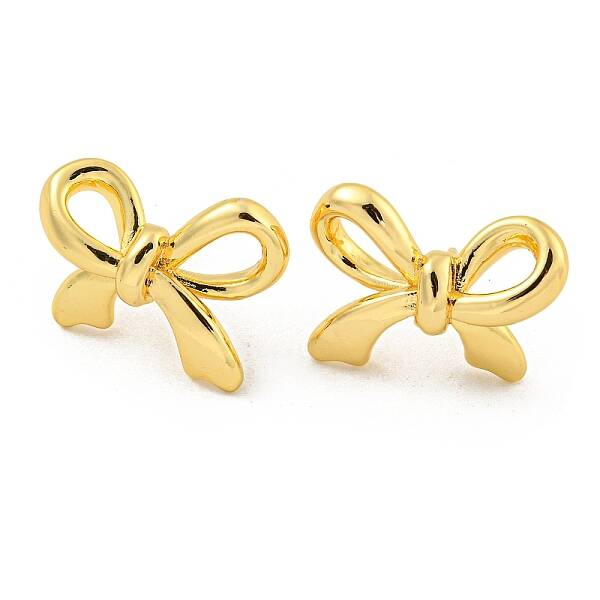 Rack Plating Brass Stud Earrings