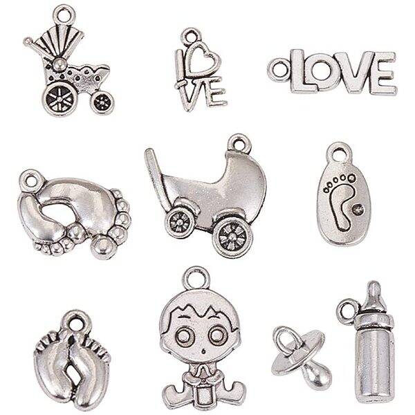 Mixed Tibetan Style Alloy Pendants