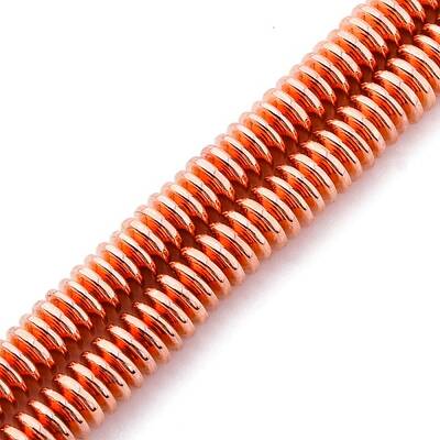 Electroplated Non-magnetic Hematite Beads Strands