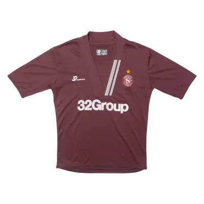 Servette Geneve Fc Mens Football Shirt Jersey Brown S