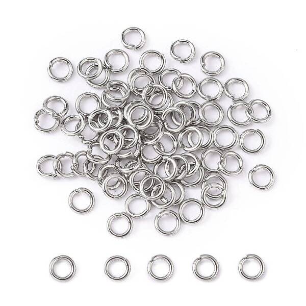 Tarnish Resistant 304 Stainless Steel Open Jump Rings