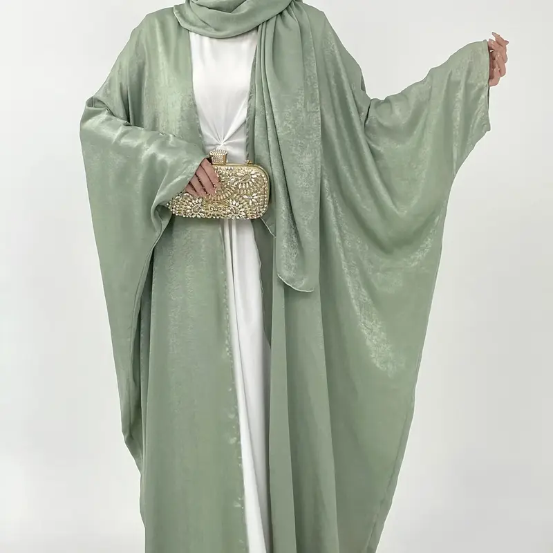 【FallFreshness】CL38 Women's Stylish And Elegant With Muslim Arab Loose Abaya, Suitable For Parties And Daily Wear Modesty...