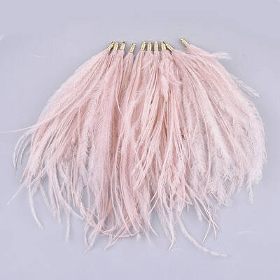 Ostrich Feather Tassel Big Pendant Decorations