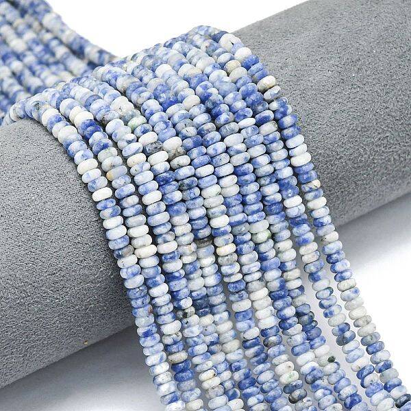 Natural Blue Spot Jasper Beads Strands