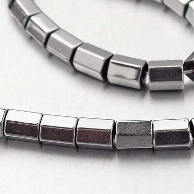 Electroplate Non-magnetic Synthetic Hematite Bead Strands