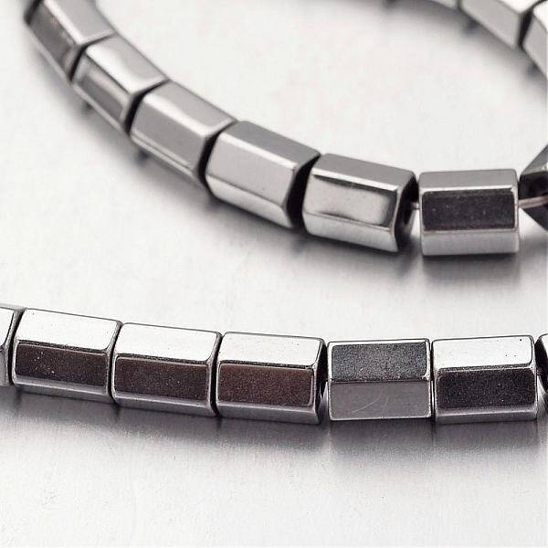 Electroplate Non-magnetic Synthetic Hematite Bead Strands