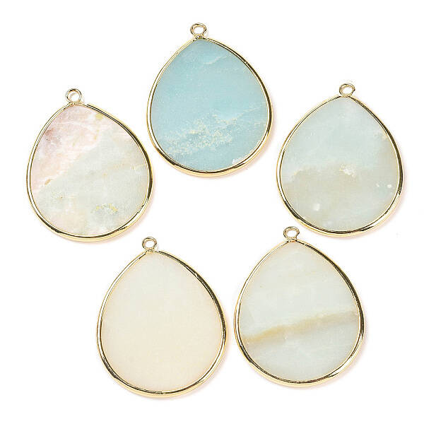 Natural Amazonite Pendants