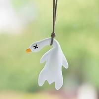 New 2025 Color-changing roast duck pendant will change color when exposed to ultraviolet light. Interesting spoof roast duck ...