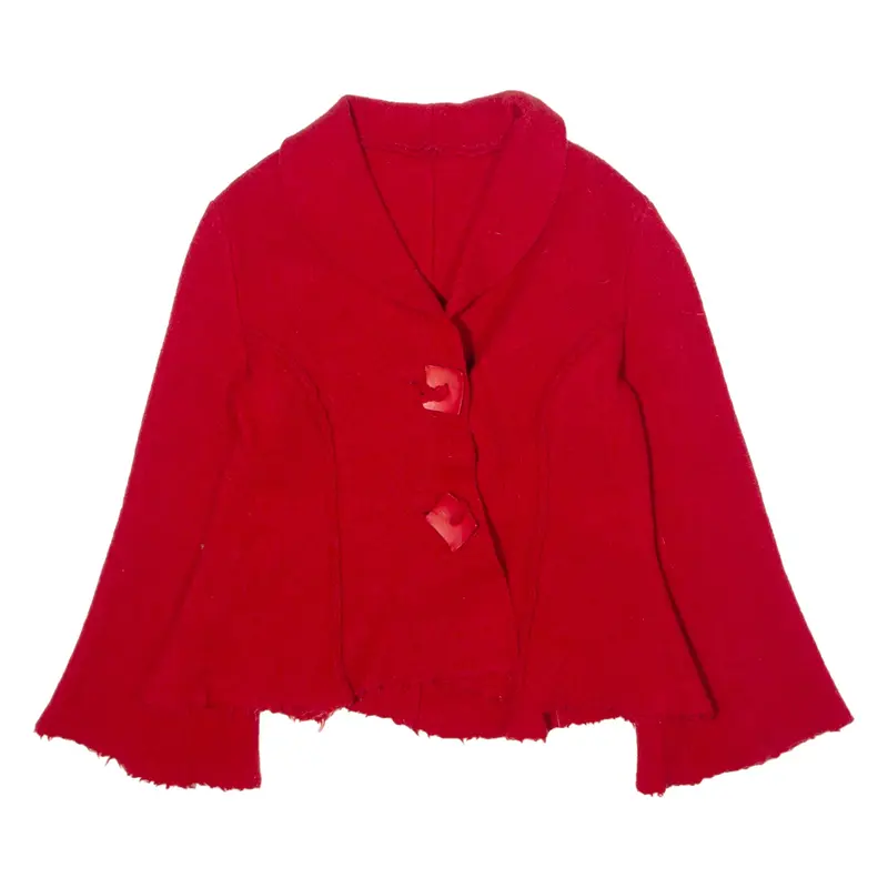 Womens Blazer Jacket Red 90s S