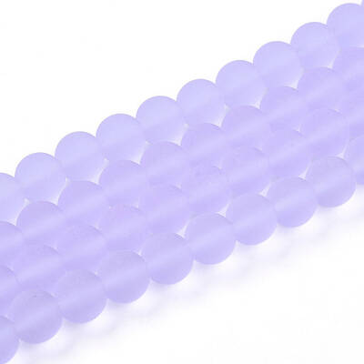 Transparent Glass Beads Strands