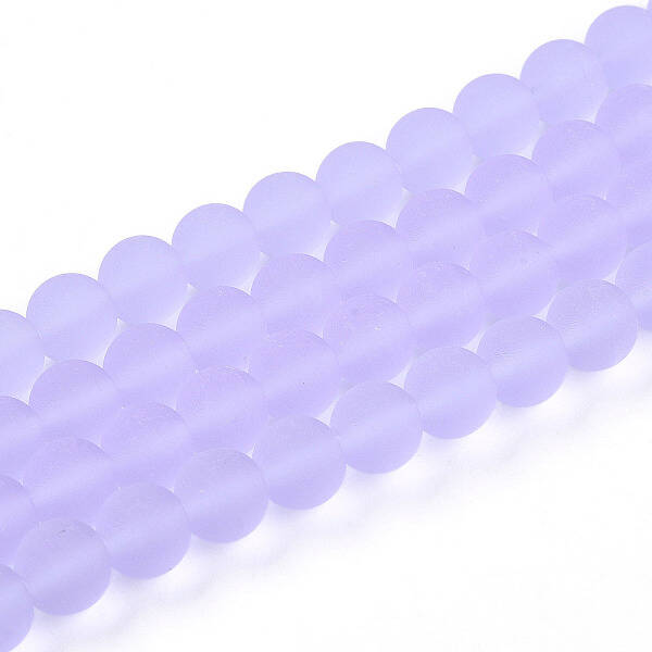 Transparent Glass Beads Strands