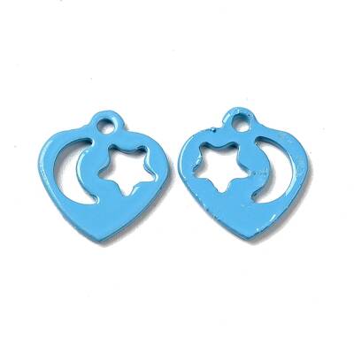 Spray Painted 201 Stainless Steel Charms