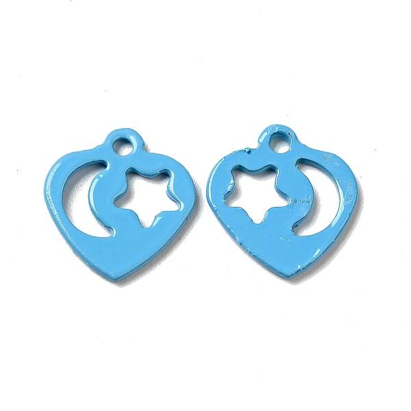 Spray Painted 201 Stainless Steel Charms