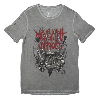 Moshpit Warriors Mens Band T-Shirt Grey M