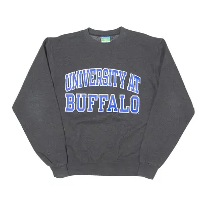CHAMPION University at Buffalo USA Sweatshirt Grey Mens S
