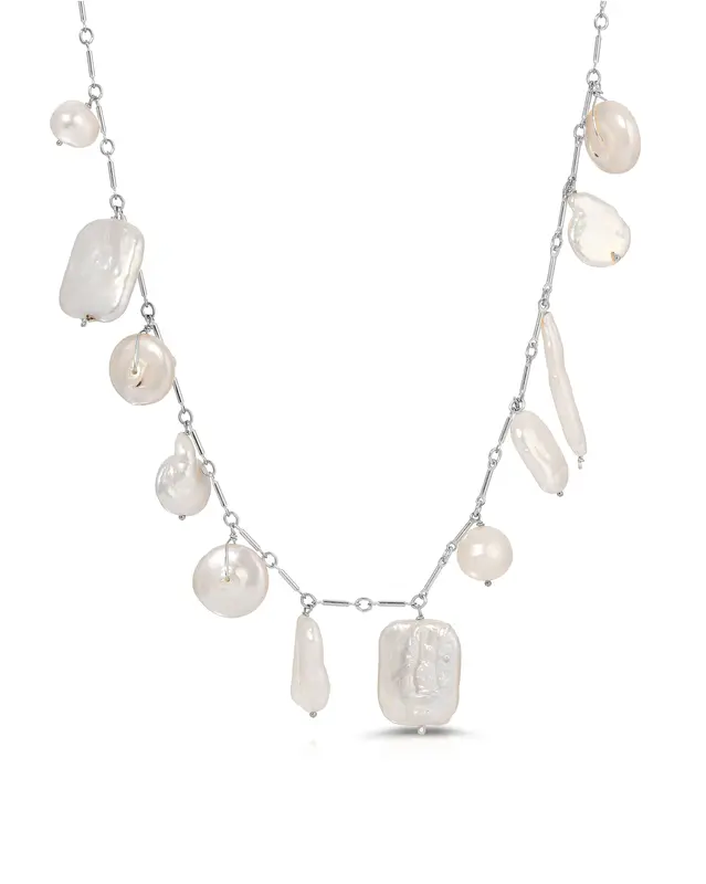 Aviles Necklace | Metal Color: Silver