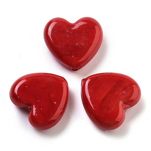 Heart Handmade Lampwork Beads