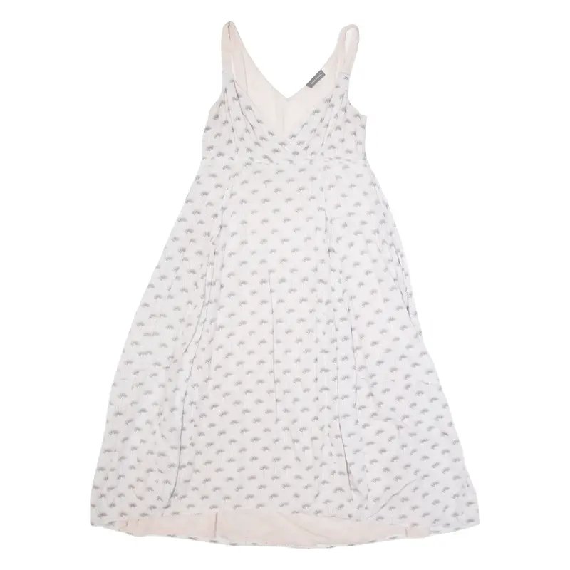 KAREN MILLEN Womens A-Line Dress Purple Floral Long M