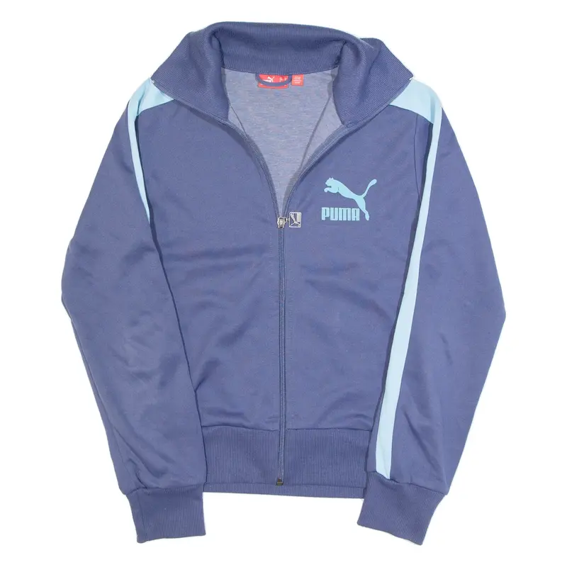PUMA Womens Track Jacket Blue UK 12