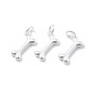 925 Sterling Silver Dog Bone Charms