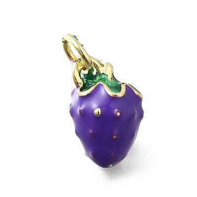 Brass with Enamel Charms
