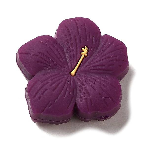 Cherry Blossom Silicone Focal Beads