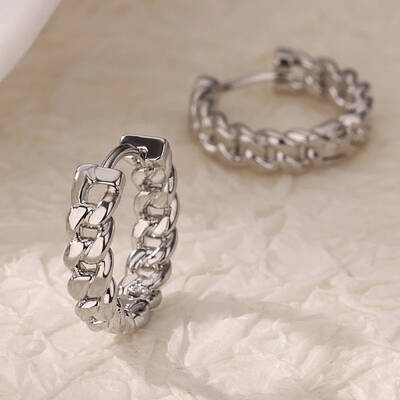 304 Stainless Steel Hoop Earrings
