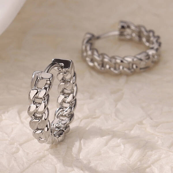 304 Stainless Steel Hoop Earrings