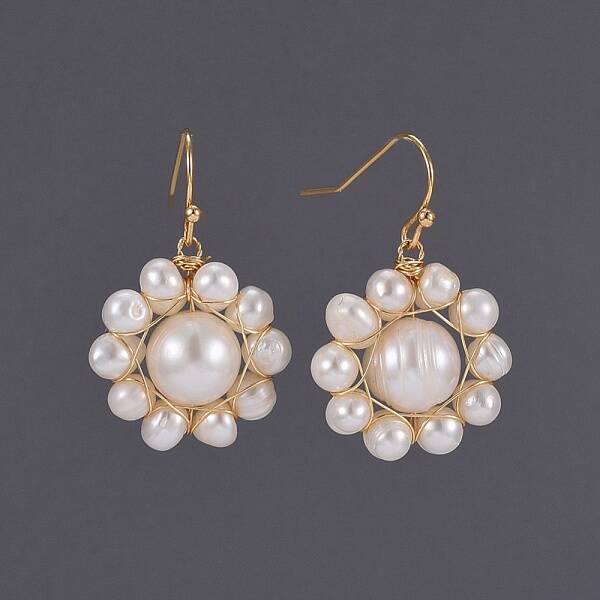 Brass Dangle Earrings