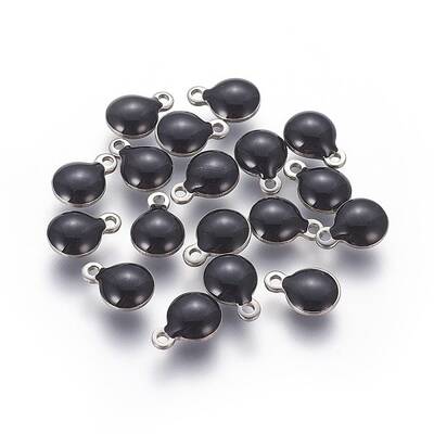 304 Stainless Steel Enamel Charms