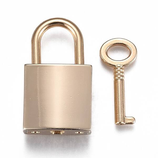 Rectangle Alloy Padlock Mini Lock with Key