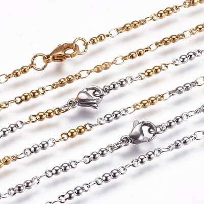 304 Stainless Steel Chain Necklaces