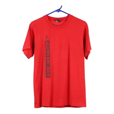 Screen Stars T-Shirt - Medium Red Cotton Blend