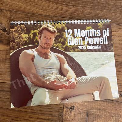 Glen Powell Calendar | Glen Powell Gift  Glen Powell Christmas