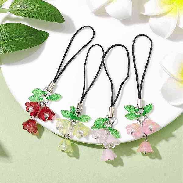 Glass Pendant Mobile Straps