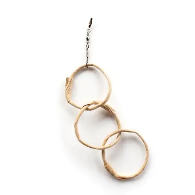 Dezi & Roo - Oh-ring - three ringed chaser cat toy - wand attachment for cats