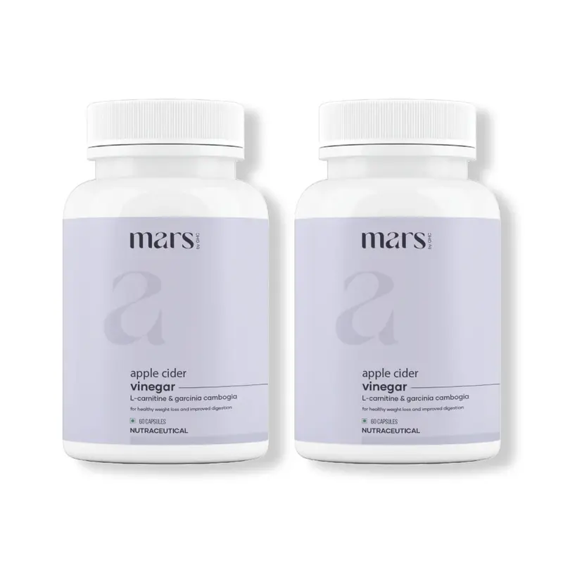 Mars Apple Cider Vinegar Caps: Powered with L-Carnitine, Garcinia Cambogia