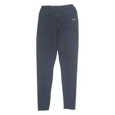 FILA Womens Leggings Black Skinny S W24 L29