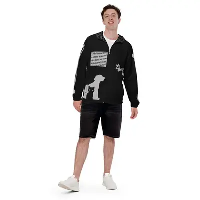 Celebrate the Bond - Men’s Windbreaker for Pet Lovers