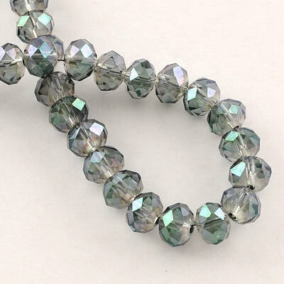 Electroplate Glass Bead Strands