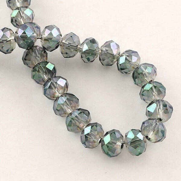 Electroplate Glass Bead Strands