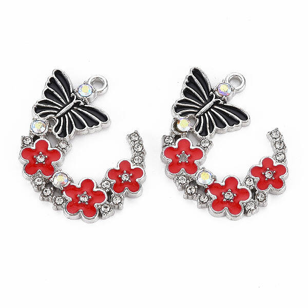 Alloy Rhinestone Pendants