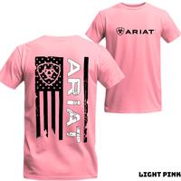 Ariat [Sale Upto 50%] T-shirt, Classic American Flag Design with Bold Ariat Logo, Perfect for Western Lifestyle Enthusiasts, ...