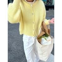 Sweater Knitwear Top Knitted Cardigan Short Sweater Jacket Knitted Top Women Button up Sweaters Casual Lightweight Solid Colo...