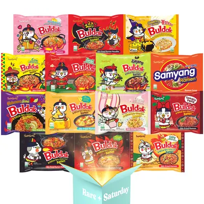 Samyang Buldak Korean Spicy Ramen - Variety Ramen - Exclusive Flavors - Mukbang Set